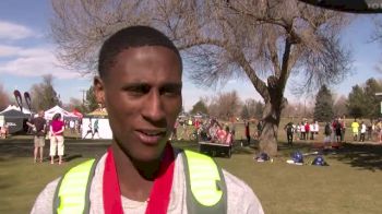 Cerake Geberkidane after 2nd at USA XC Champs JR Race