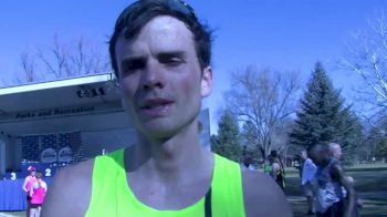 Patrick Smyth after getting 5th at USA XC Champs