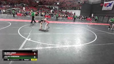 70 lbs Semifinal - Quinn LeRoy, Winneconne vs Steyr Hardison, B.A.M.