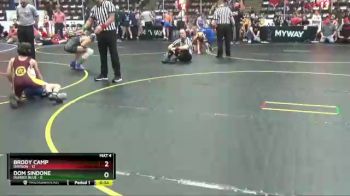 60 lbs Semis & 1st Wrestleback (8 Team) - Dom Sindone, Dundee Blue vs Brody Camp, Davison