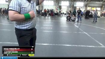 96 lbs Round 5 (6 Team) - Kyle Yanuciello, Vougar`s Honors vs Carter Kinard, Rebellion