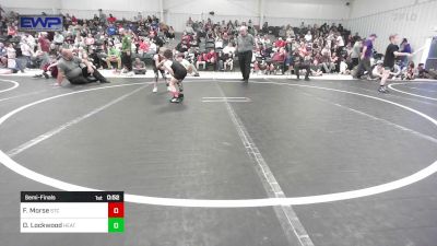 46 lbs Semifinal - Finn Morse, Sallisaw Takedown Club vs Dylan Lockwood, Heat