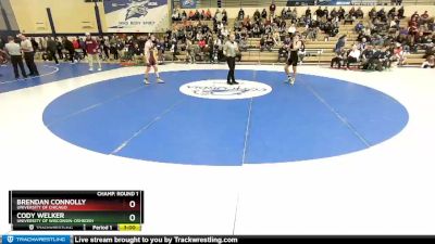 157 lbs Champ. Round 1 - Brendan Connolly, University Of Chicago vs Cody Welker, University Of Wisconsin-Oshkosh