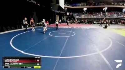 6A 132 lbs Cons. Round 3 - Jair Jackson-Bey, Allen vs Luke Burgess, Austin Lake Travis