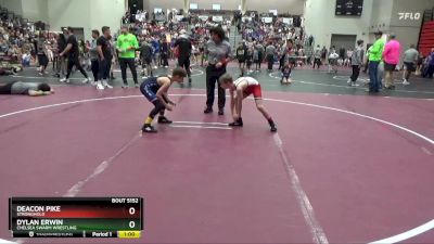 70 lbs Cons. Round 5 - Deacon Pike, Stronghold vs Dylan Erwin, Chelsea Swarm Wrestling