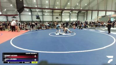 190 lbs Champ. Round 2 - Sonny Acuna, CA vs Jack Lougen, WA