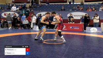 77 kg Consolation - Burke Paddock, New York Athletic Club vs Peyton Walsh, Marines