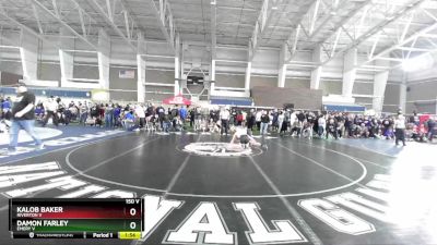 150 V Champ. Round 1 - Damon Farley, Emery V vs Kalob Baker, Riverton V