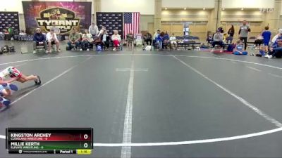 48 lbs Round 6 (8 Team) - Kingston Archey, Cleveland Wrestling vs Millie Kerth, Elevate Wrestling