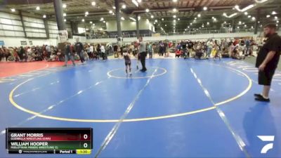 57 lbs Quarterfinal - William Hooper, Midlothian Miners Wrestling Cl vs Grant Morris, Guerrilla Wrestling (GWA)