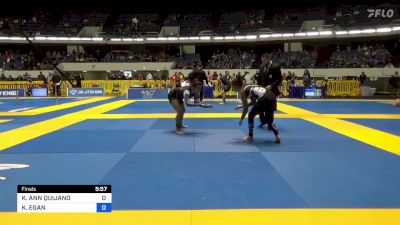 KELLEY ANN QUIJANO vs KATHLEEN EGAN 2022 World IBJJF Jiu-Jitsu No-Gi Championship