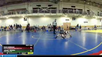 63 lbs Quarterfinal - Gus Korniak, Bulldog Premier Wrestling Club vs Henry Riesen, East Noble TUF