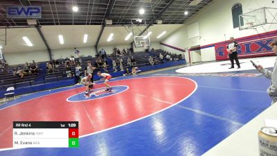 80 lbs Rr Rnd 4 - Rylan Jenkins, Fort Gibson vs Miles Evans, Bristow