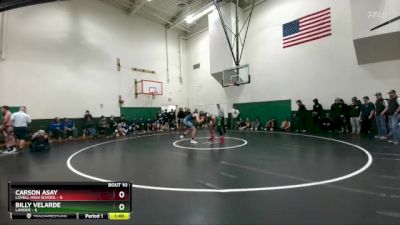 175 lbs Round 4 (6 Team) - Billy Velarde, Lander vs Carson Asay, Lovell High School