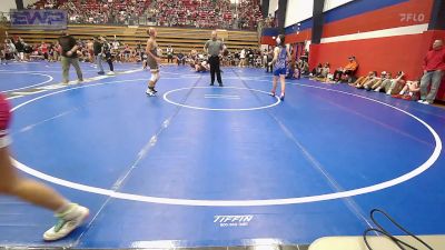 112 lbs Quarterfinal - Garrison Huffman, Vinita Kids Wrestling vs Caleb Miller, Fort Gibson Youth Wrestling