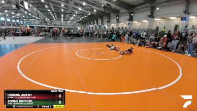 50 lbs Champ. Round 2 - Boone Knochel, Apex Grappling Academy vs Hudson Arient, Alamo City Wrestling Club