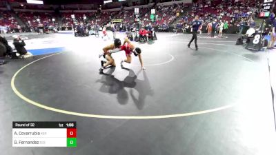 152 lbs Round Of 32 - Adrian Covarrubia, Kerman (CS) vs Gavin Fernandez, De La Salle (NC)