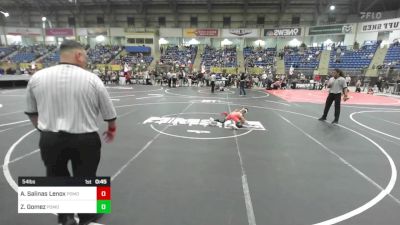 54 lbs Final - Anthony Salinas Lenox, Pomona Elite vs Zane Gomez, Pomona Elite