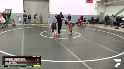 126 lbs Round 2 - Achilles Alexander, Arctic Warriors Wrestling Club vs Oliver Abel, Juneau Youth Wrestling Club Inc.