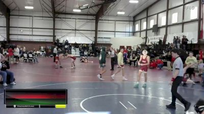 126 lbs Round 6 (8 Team) - Cody Dyches, North Sanpete vs Hayden Adams, Juab B