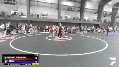 126 lbs Cons. Round 2 - Alejandro Gomez-Paz, WA vs Sam DeHan, WA