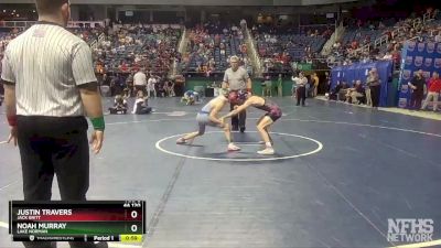 4A 120 lbs Cons. Round 2 - Noah Murray, Lake Norman vs Justin Travers, Jack Britt