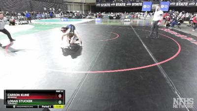 1B/2B 138 1st Place Match - Logan Stucker, Tonasket vs Carson Kline, Reardan