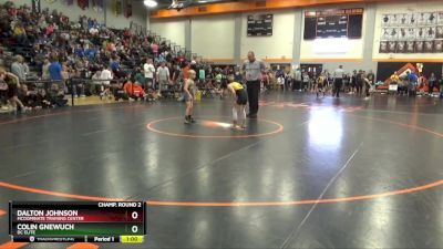 57 lbs Champ. Round 2 - Dalton Johnson, McDominate Training Center vs Colin Gnewuch, DC Elite