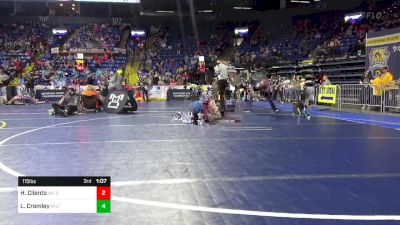 97 lbs Round Of 32 - Elijah Foltz, Palmyra vs Shay Krysinski, Steel Valley