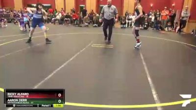 Round 1 (6 Team) - Ricky Alfaro, Tribe Wrestling vs Aaron Derr, Untouchables Black