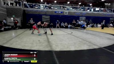 138 lbs Cons. Semi - Kaikoa Racca, Legacy Wrestling Academy vs Jaxon Ingram, Suples