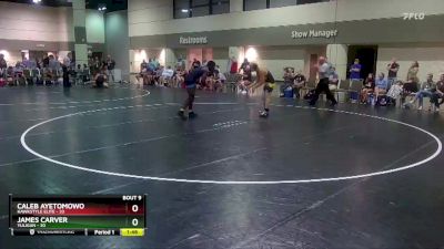 195 lbs Round 2 (16 Team) - James Carver, Yuligan vs Caleb Ayetomowo, Hawkstyle Elite