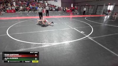 82 lbs Semifinal - Ryan Gartman, Askren Wrestling Academy vs Alex Kuderer, LAW