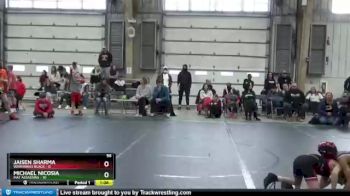 56 lbs Round 1 (8 Team) - Michael Nicosia, Mat Assassins vs Jaisen Sharma, Warhawks Black