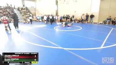 134 Boys Cons. Round 2 - Julian Lorello, San Marcos vs Elijah Montijo, University City