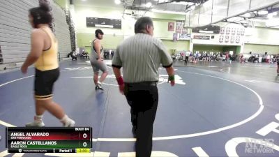 285 lbs Champ. Round 1 - Aaron Castellanos, EAGLE ROCK vs Angel Alvarado, SAN FERNANDO