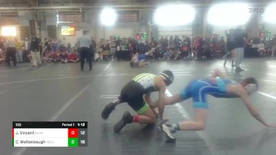 100 lbs Round 2 - Clayton Waltenbaugh, PA Alliance Blue vs Jacob Vincent, Olympia