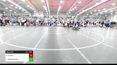 160 lbs Round Of 64 - Travis Cryan, NJ vs Logan Greenawalt, VA