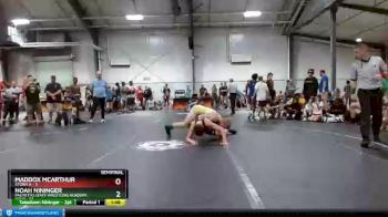 126 lbs Semis & 1st Wrestleback (8 Team) - Maddox McArthur, Storm A vs Noah Nininger, Palmetto State Wrestling Academy Gold