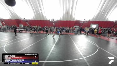 132 lbs Cons. Round 3 - Kody Fleck, Saint Croix Falls High School Wrestling vs Robert Wildenauer, Team Nazar Training Center