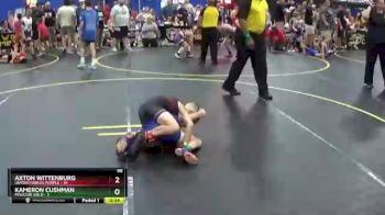 56 lbs Round 3 (6 Team) - Axton Wittenburg, Untouchables Purple vs Kameron Cushman, Missouri Gold