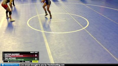 126 lbs Cons. Round 1 - Victor Ramirez, Temescal Canyon High School Wrestling vs Tak Hatano, Folsom High School Wrestling