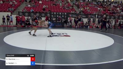 57 kg Cons 8 #2 - Ronnie Ramirez, Walnut High School Wrestling vs Aaron Seidel, Steller Trained Wrestling