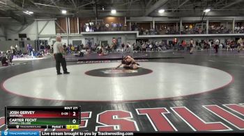 141 lbs Quarterfinal - Josh Gervey, Wartburg vs Carter Fecht, Cornell College