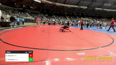 95 lbs Round Of 16 - Stefano Garcia, Miami Wrestling Club vs Cain Crosson, Sebolt Wrestling Academy