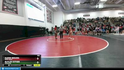 125 lbs Quarterfinal - Alexis Segura, Regis Jesuit vs Butler Esther, Arapahoe