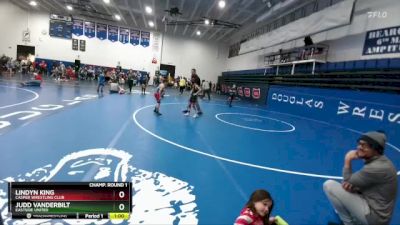 77 lbs Champ. Round 1 - Judd Vanderbilt, Eastside United vs Lindyn King, Casper Wrestling Club