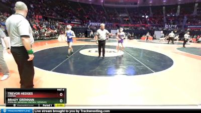 1A 126 lbs Cons. Semi - Brady Grennan, Sterling (Newman Central Catholic) vs Trevor Hedges, Canton