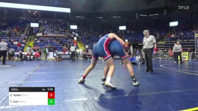 125 lbs Consy 6 - Coy Koller, Schuylkill Valley vs Trevor Carl, Palmyra