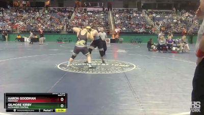 4A 285 lbs Cons. Round 1 - Aaron Goodman, Piedmont vs Gilmore Kirby, Alexander Central